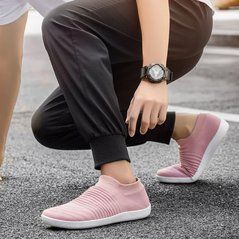 2025 Breite Barfußschuhe للجنسين Bequeme Atmungsaktive في الهواء الطلق أحذية رياضية غير رسمية الحد الأدنى Wanderschuhe الركض