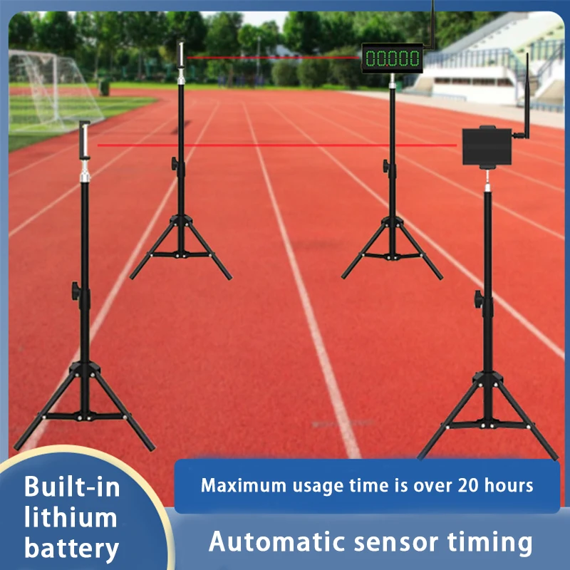 2025GX Kabelloser Timer für segmentiertes Lauftraining, LED-Stoppuhr, Rennuhr, Renntimer