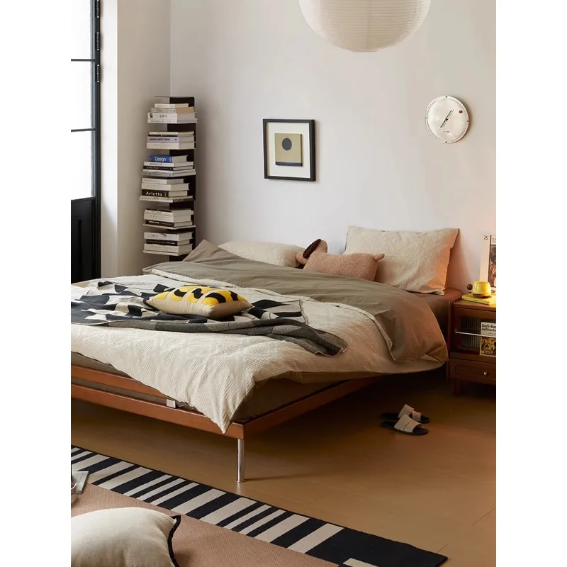 

Nordic medieval solid wood double bed