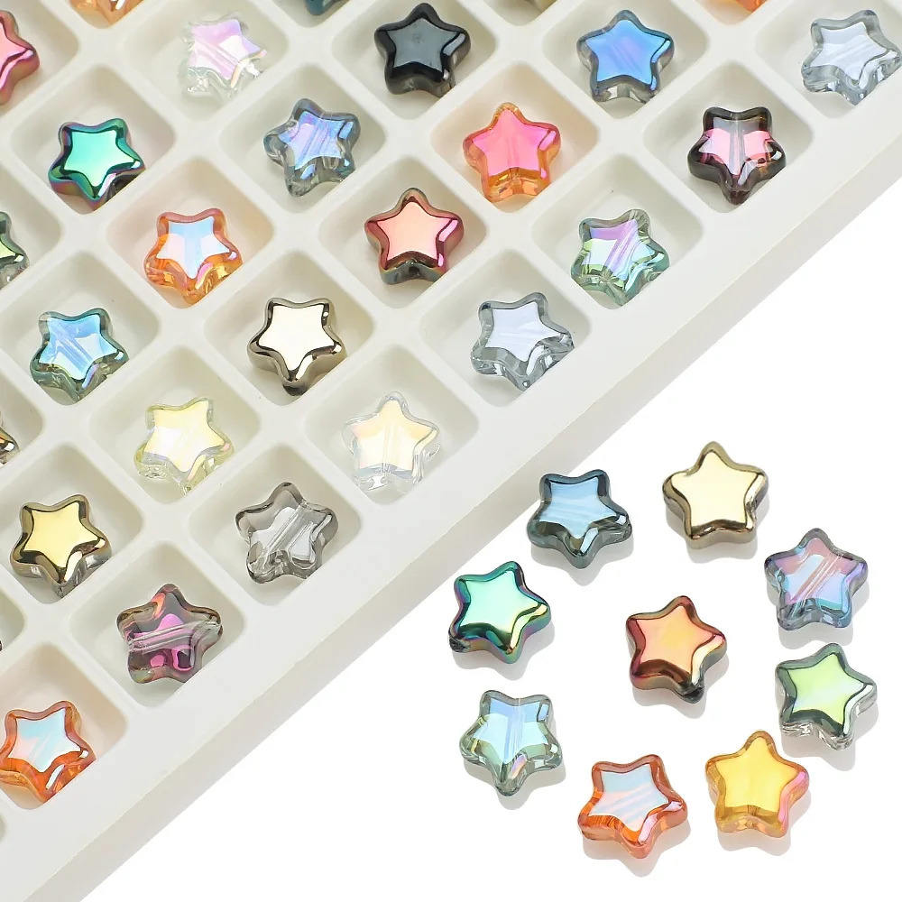 

8mm Glass Crystal Pendants for DIY Hair Accessories, Necklaces, Earrings, Bracelets, and Beading Materials