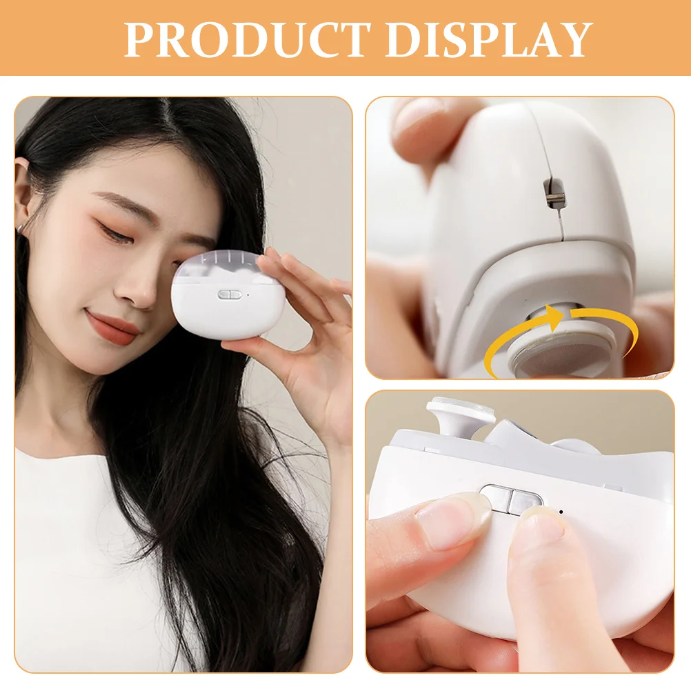 

USB Rechargeable 2 in 1 Electric Nail Clipper for Adult Automatic Fingernail Trimmer Portable Small Nail File Grinder with