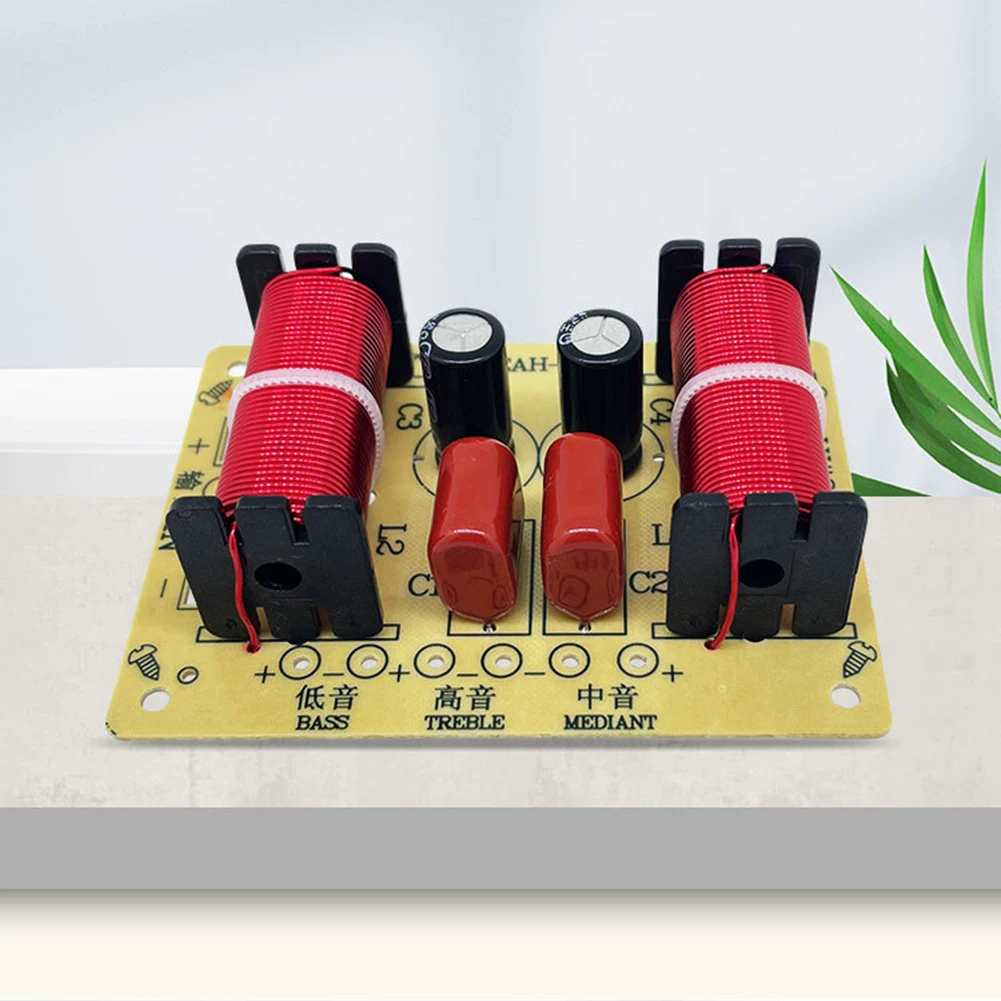 3-Wege-Lautsprecher Crossover Circuit Treble Midrange Bass Modul Frequenzteiler