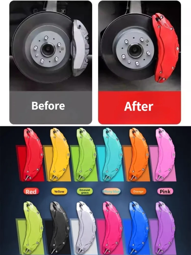 Car Brake Caliper Cover For Land Rover Defender 2020-2026 Aluminum Alloy Front Rear Wheel Brake Caliper Protector Accessories