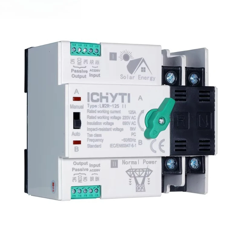 

ATS DC Dual-Line Automatic Transfer Switch (100A, 125A) for Generator