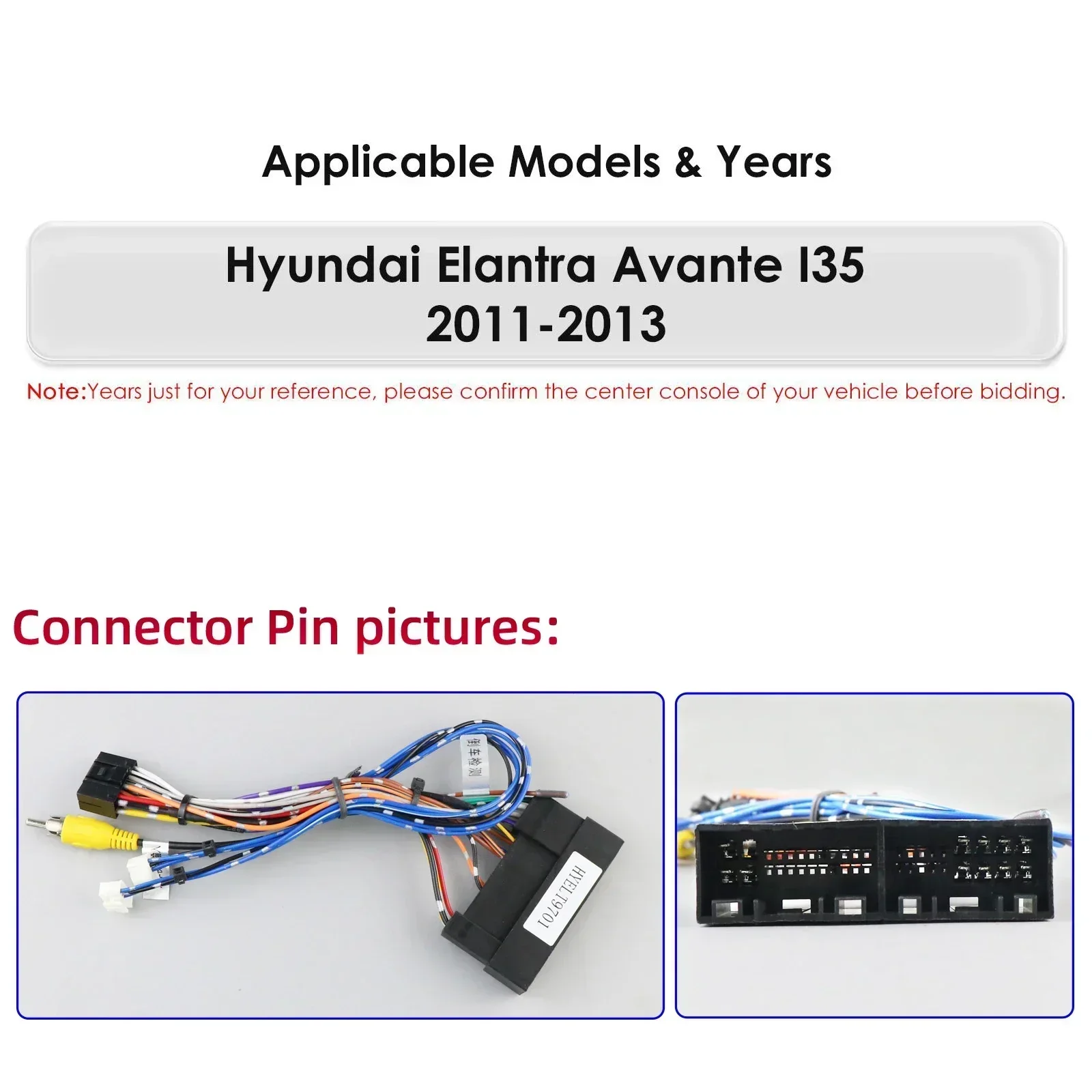 9.7 inch Android 14 2Din Car Radio GPS for Hyundai Elantra Avante I35 2011-2013 Multimedia Video Player Carplay 4G Stereo