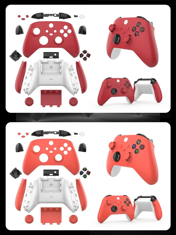 DATA FROG Replacement Controller Part Cover for Xbox Series S Back Housing Shell Case for Xbox Series X  Cover Accessories