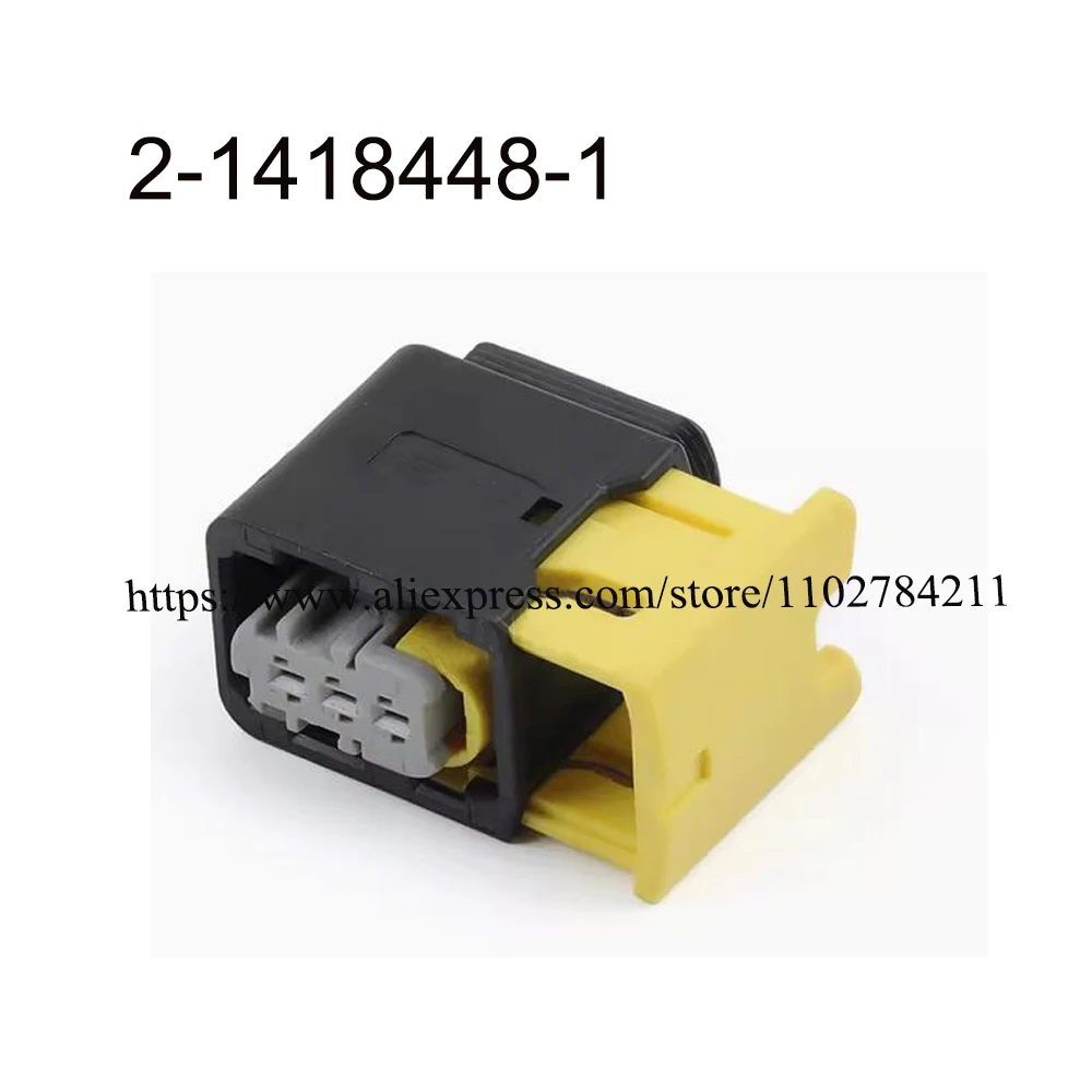 100PCS TE 2-1418448-1 3-1418448-1 4-1418448-1 1-1418448-1automotive Waterproof female connector terminal plug 3 pin