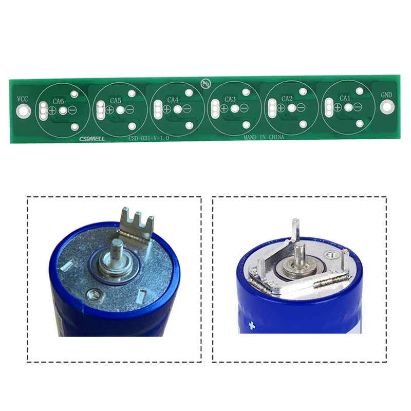 

CSD-031 Six-string MaxWell supercapacitor equalizing plate T11 2.7V 350F T10 2.7V 310F