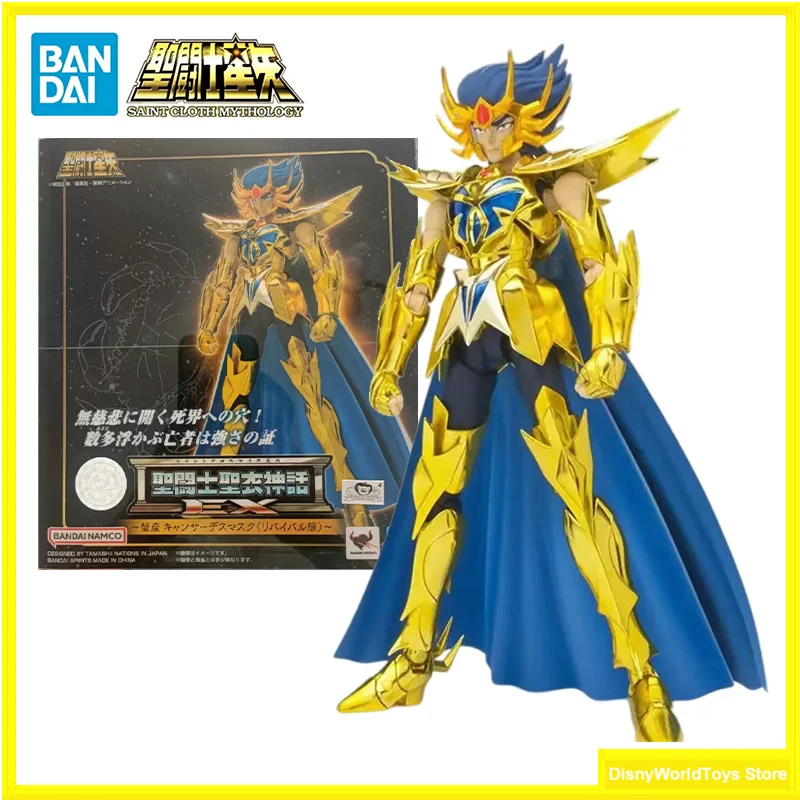 100% Original BANDAI Saint Cloth Myth EX Saint Seiya Cancer Death Mask REVIVAL Ver. PVC 18CM In Stock Anime Figures Model Toys