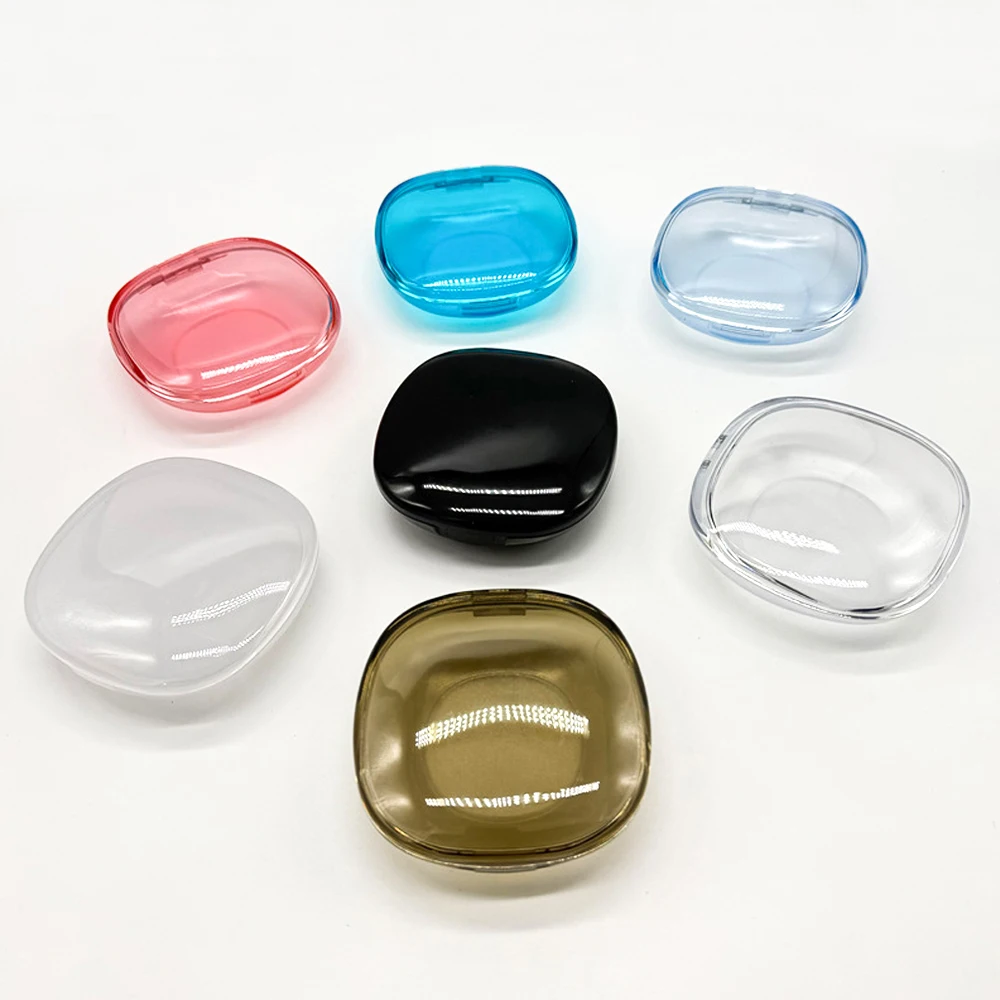 20pcs PC Oval Orthodontic Retainer Storage Box Portable Teeth Holder Denture Oral Invisible Appliance Braces Case