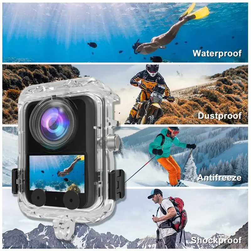 AA84 Waterproof Protective Case 40 Meter-Depth For DJI Osmo-360, Osmo-360 Camera Diving Housing Underwater Cover New