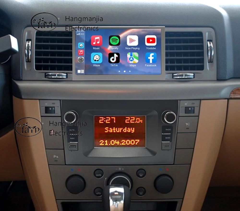Android 15搭載のCarplay対応オペル・ベクトラC（2002-2008年式）用カーマルチメディアプレーヤー、カーラジオ、BT、DSP、ステレオ