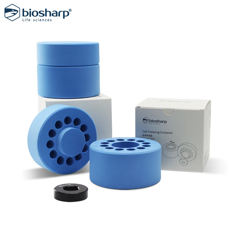 

Biosharp BS-02-CFC program cooling box does not require alcoholic liquids for freezing for 12x2ml cryovials