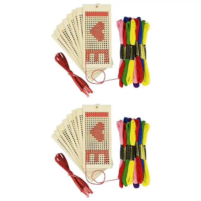 aee9-16-pcs-wooden-bookmark-blanks-cross-stitch-kit-diy-wooden-craft-bookmark-ornaments-for-kids-and-teens