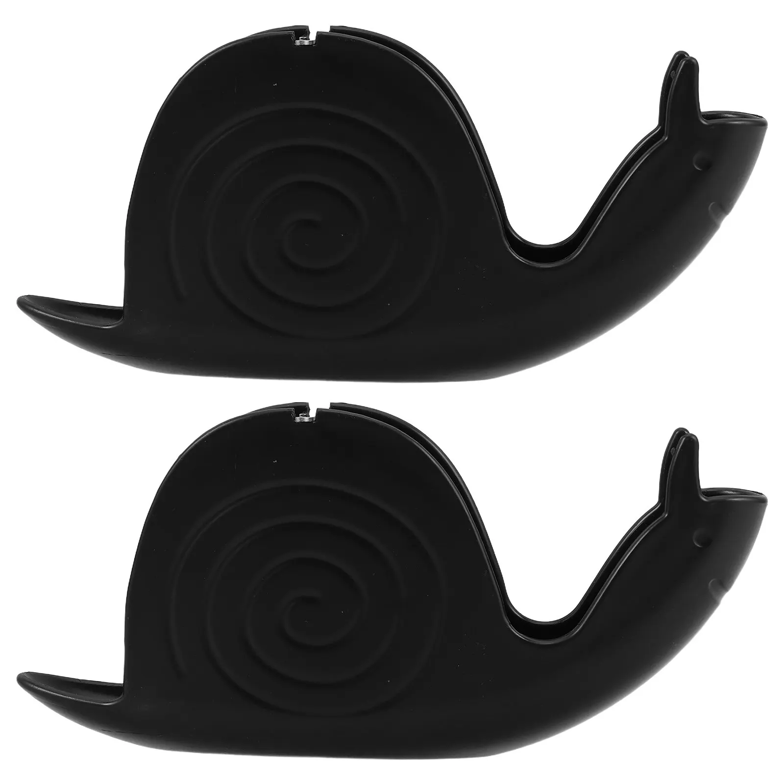 2Pcs Snail Shaped Incense Holder Tray Fire Resistant Creative Cartoon Design Portable Lightweight for Home Bedroom Study Camping