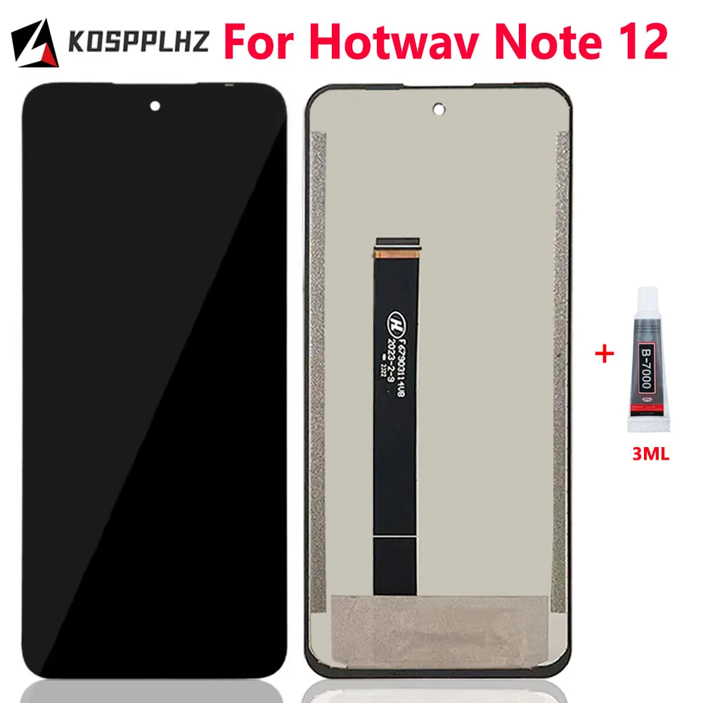 100% Work For Hotwav Note 12 LCD Display Front Touch Screen Assembly Replacement For Hotwav Note12 Display + Glue