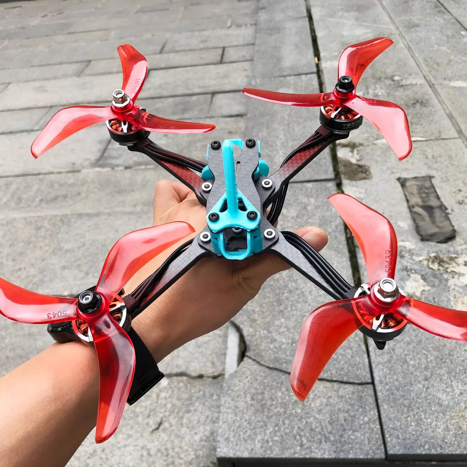 2 Paar RC Flugzeuge Propeller 5043 5X4,3X3 Hochleistungspropeller für RC FPV Freestyle 5 Zoll Drohnen Modell DIY Upgrade-Teile