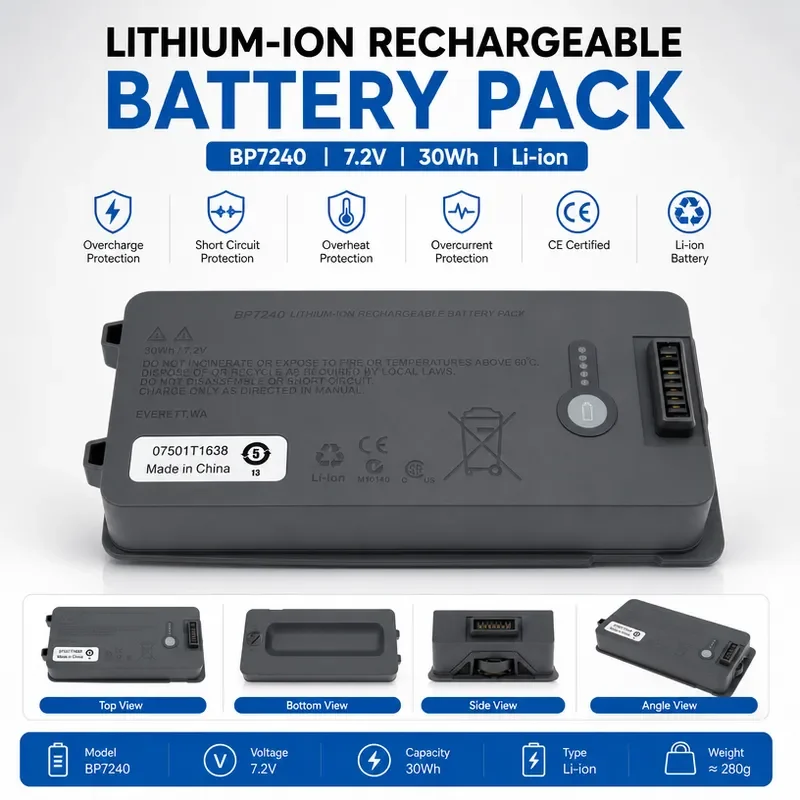 for Fluke BP7240 Battery Compatible with Fluke 753 754 754 VIP1 754 VIP2 Process Calibrator Multimeter Replacement Power Pack