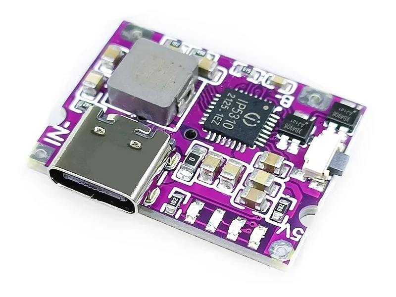 وحدة طاقة دفعة دفعة ، ملحقات بنك طاقة محمول مع مفتاح ، مؤشر LED ، نوع C ، USB ، 5V ، 3.1A ، IP5310