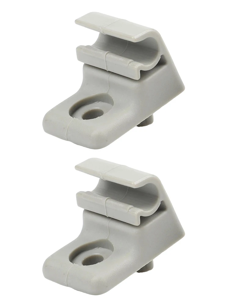 2Pcs Sun Visor Holder Mount Clip for Iveco Vehicles Compatible with OEM Number 97243143 ABS Construction for Reliable Use