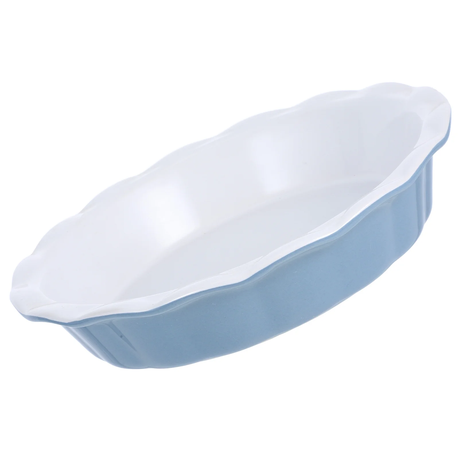 

Ceramic Pie Dish Non-Stick Deep Round Baking Pan for Pies Pizzas Apple Pumpkin Pot Desserts Family Dinner Microwave Safe Kitchen