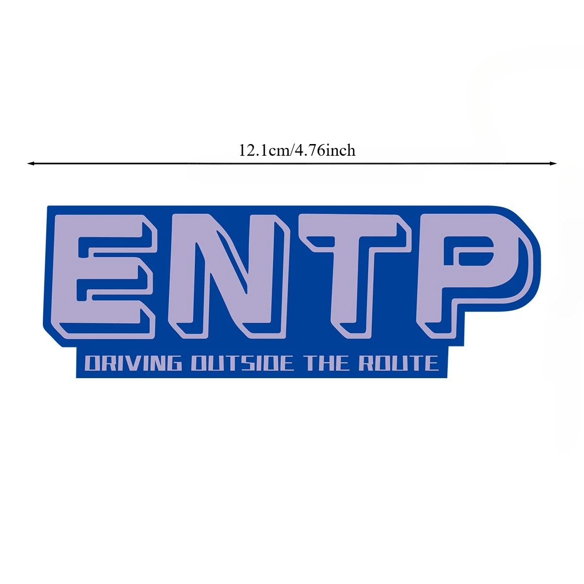 قطعة واحدة من ملصق عاكس لعادات القيادة الشخصية MBTI - نوع I/E 16 شخصية |   فينيل متين ممتع لدراجة نارية السيارة