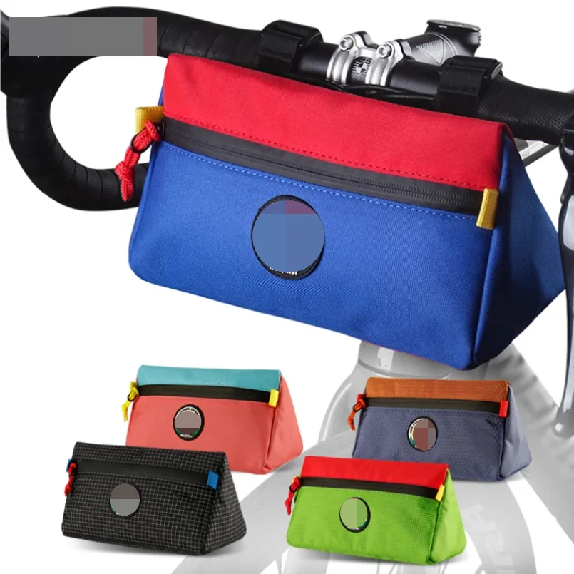 

Bike Handlebar Bag - Waterproof Bike Front Frame Bag Bicycle Accessories for Mountain Road Commuter Bike
