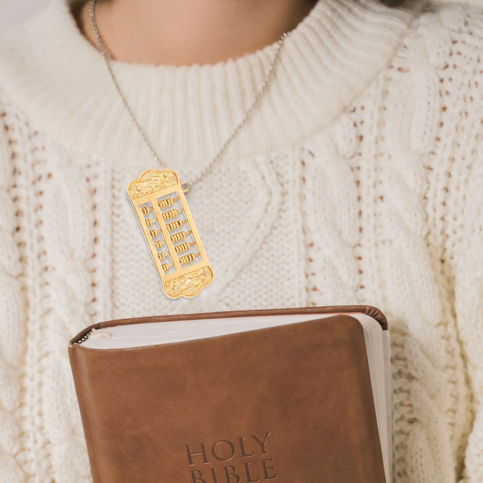 

Креативный брелок-подвеска с счетами, высококачественный материал, прочный, легкий, прочный, китайский дракон, феникс, узор, нержавеющий ключ