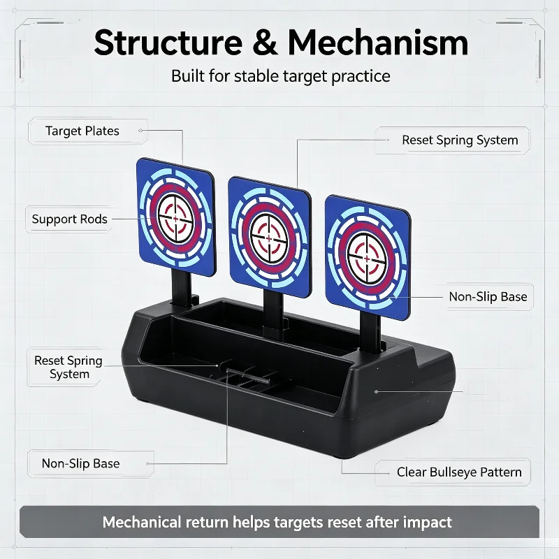 Suporte de Alvo com Reinício A - Practice Target Board avaliação e preço