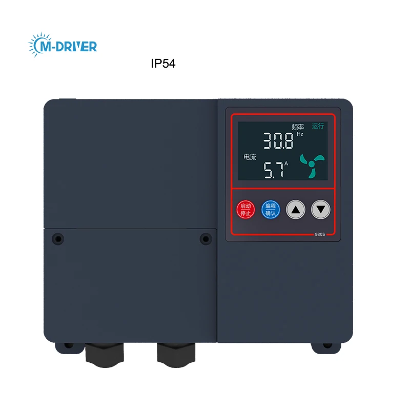 0.75kW 380V IP54 Mini VFD Variable Frequency Drive Inverter for Water Pump Motor Speed Control 3 Phase Industrial AC Drive
