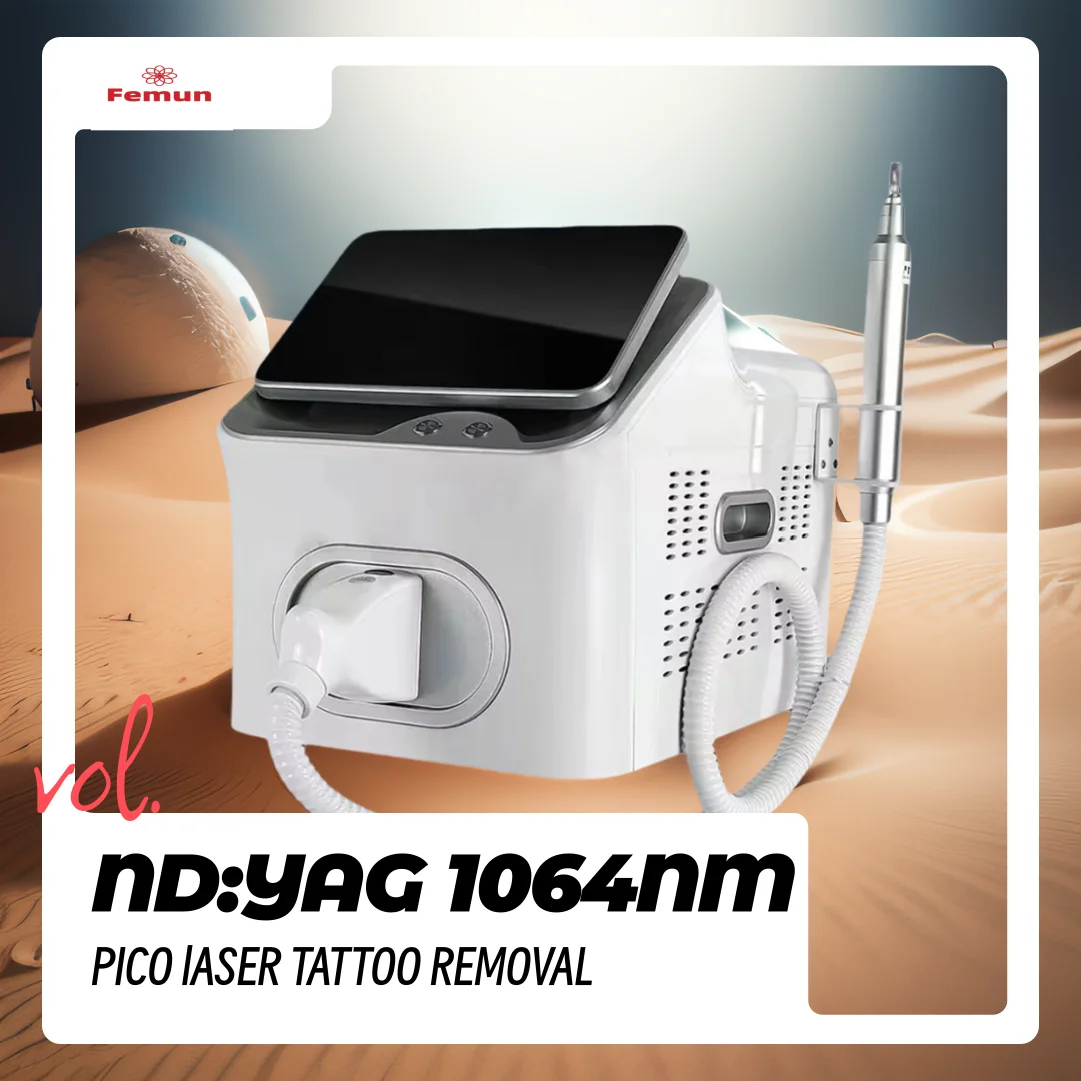 

11.11 Portable 3000W ND:YAG 1064nm 1320nm Pico Laser Remove Tattoo Machine Picosecond Laser Tattoo Removal Machine 2024