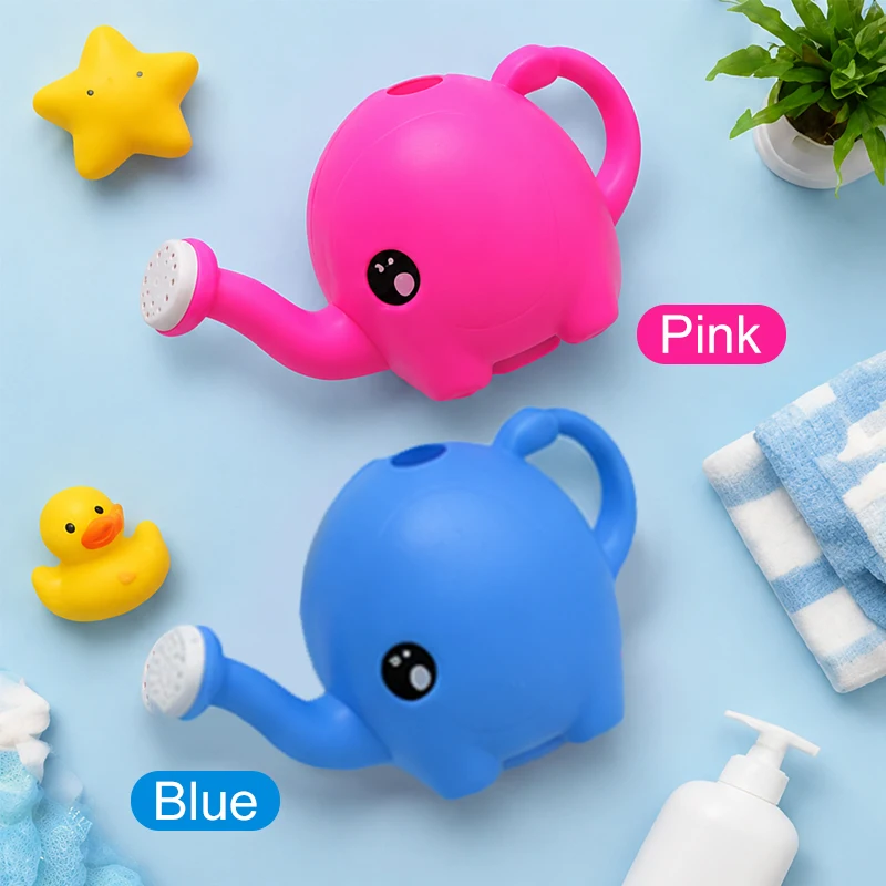 KNYYSECQ Children's water play toy elephant watering kettle cartoon watering kettle beach water play outdoor indoor bath kettle
