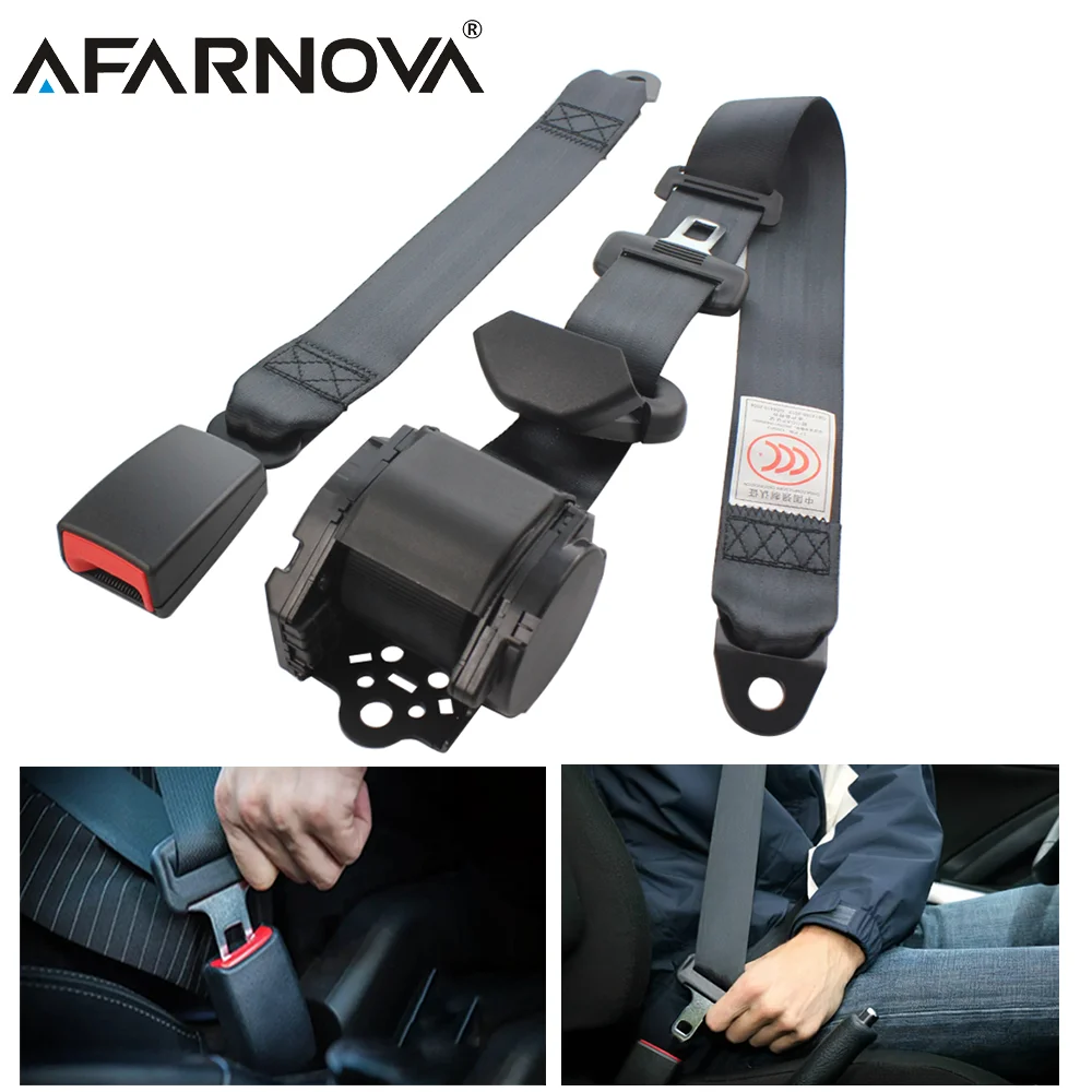 

3 Points Universal Adjustable Seat Belt Extenders Vehicle Specific Belt Extension Safety Retractable Auto Safety Accessories