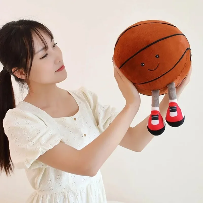 

Adorable Football Basketball Baby Plush Doll, Snuggly Sports Toy For Newborns & Toddlers, Cute Nursery Gift