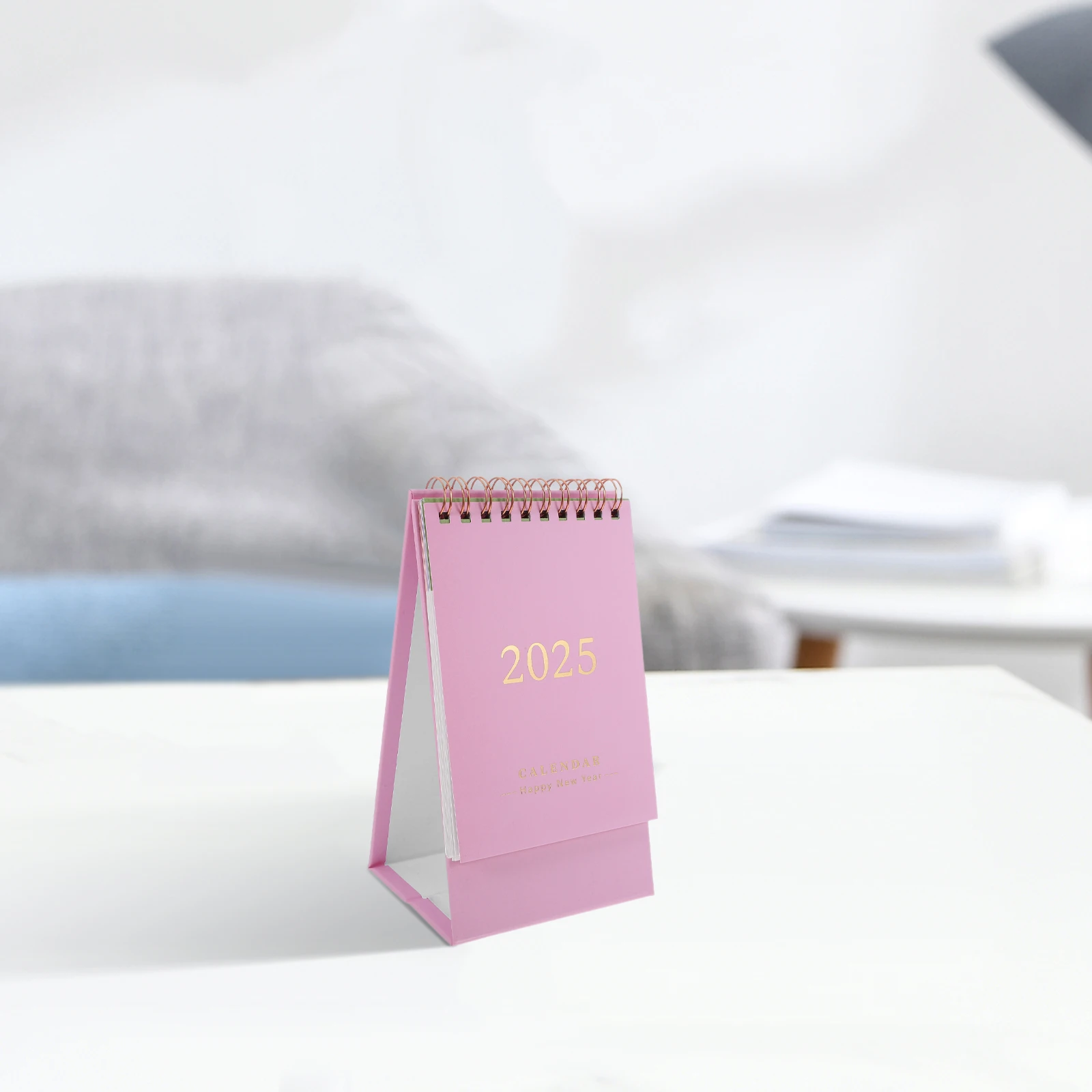 

Simple Calendar 2023-2024 Planner Table Desk Calander Pink Decorations for Office