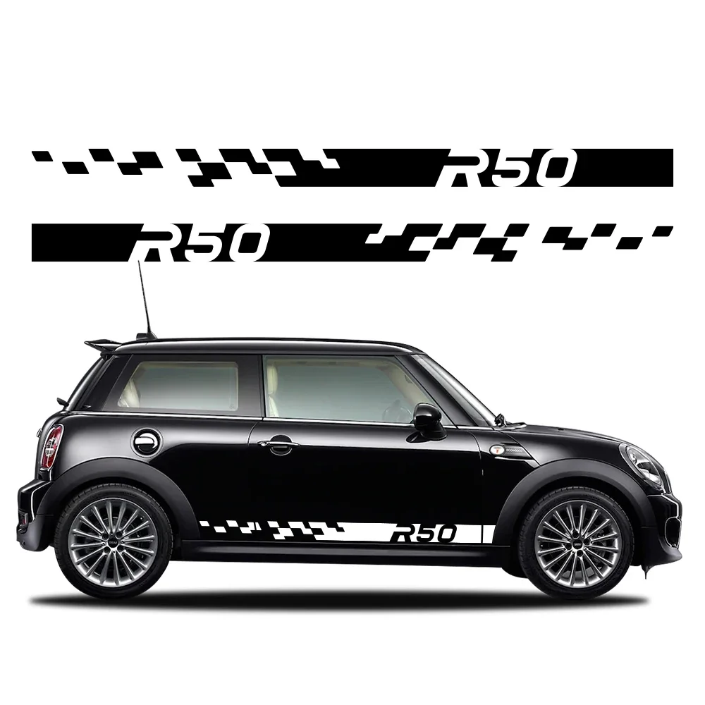 Car Door Side Sticker Waterproof Scratch-resistant Decal For MINI Cooper S R50 Decor Decal Vinyl Film Auto Tuning Accessories