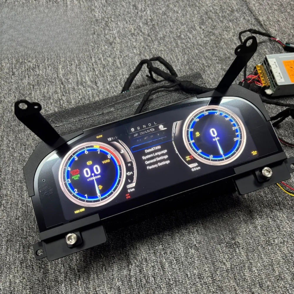 

Car interior modified for LC100 car LCD instrument cluster digital instrument panel upgrade LCD instrument