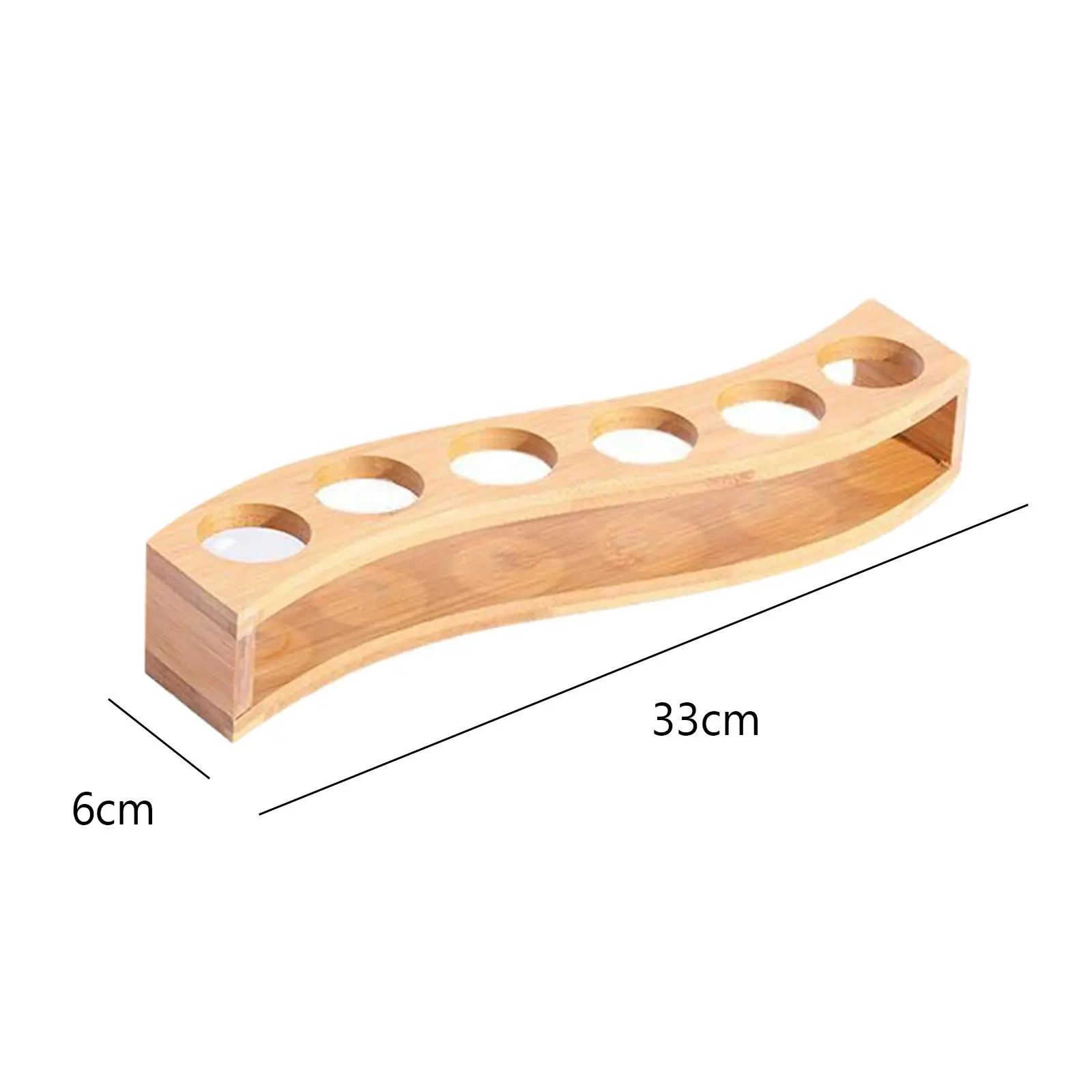 6 Holes Glass Holder Cup Rack Drinkware Organizer Accessories ,Kitchen Storage
