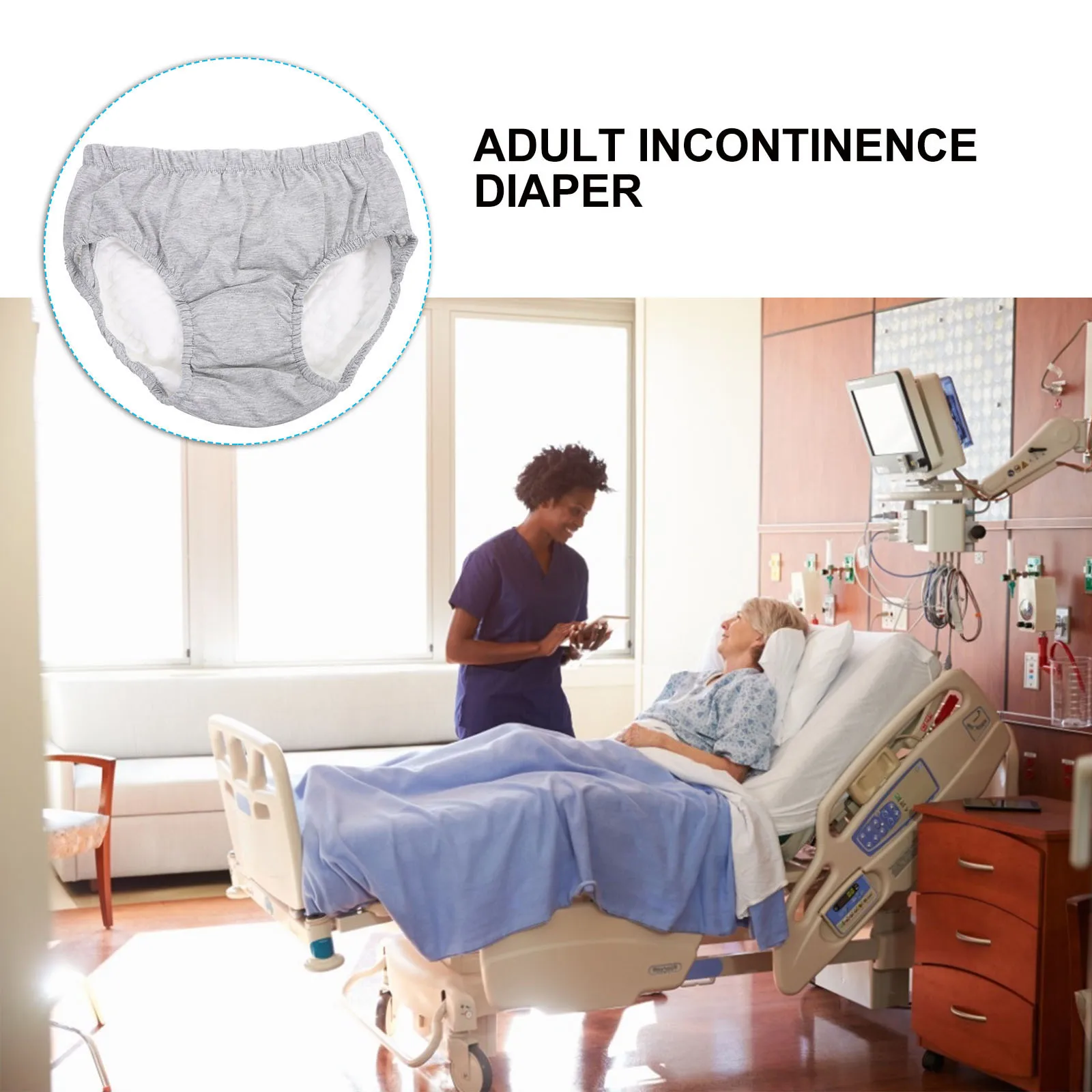 

Нижнее белье для кормления пожилых людей против мочи, размер LL, хлопковые водонепроницаемые подгузники при недержании, впитывающие дышащие, удобные, моющиеся