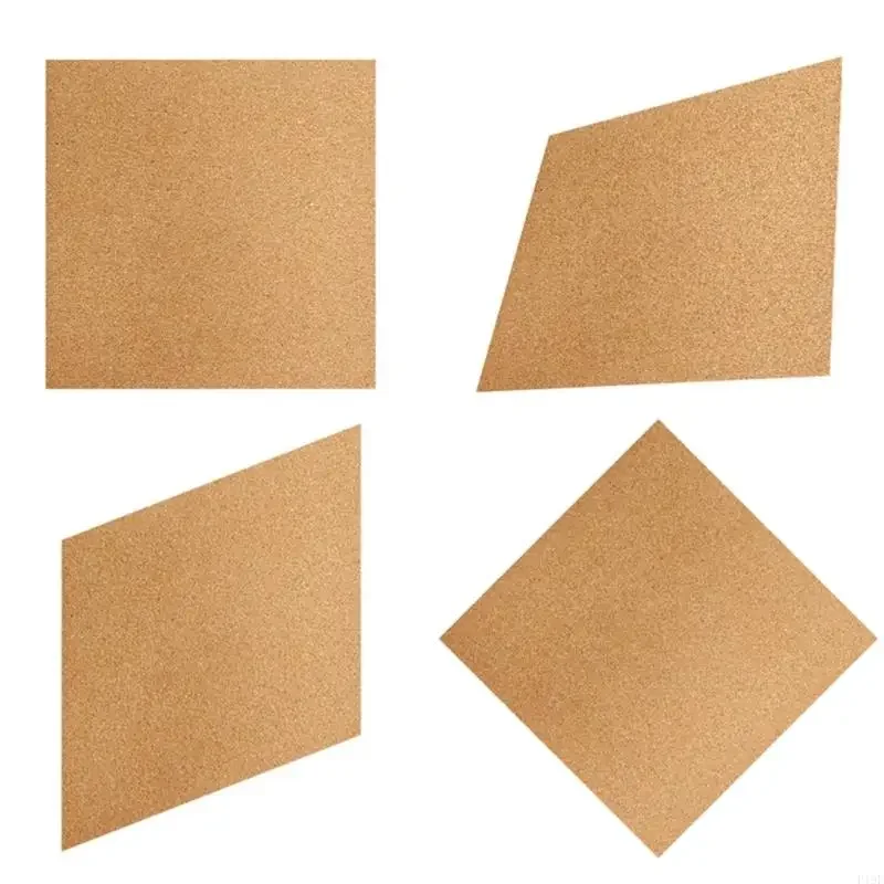 

4Pcs Multipurpose Corkboard 300mm Square Cork Slices Easy Cutting Carving Board for H2D Printer Accessories K1KF