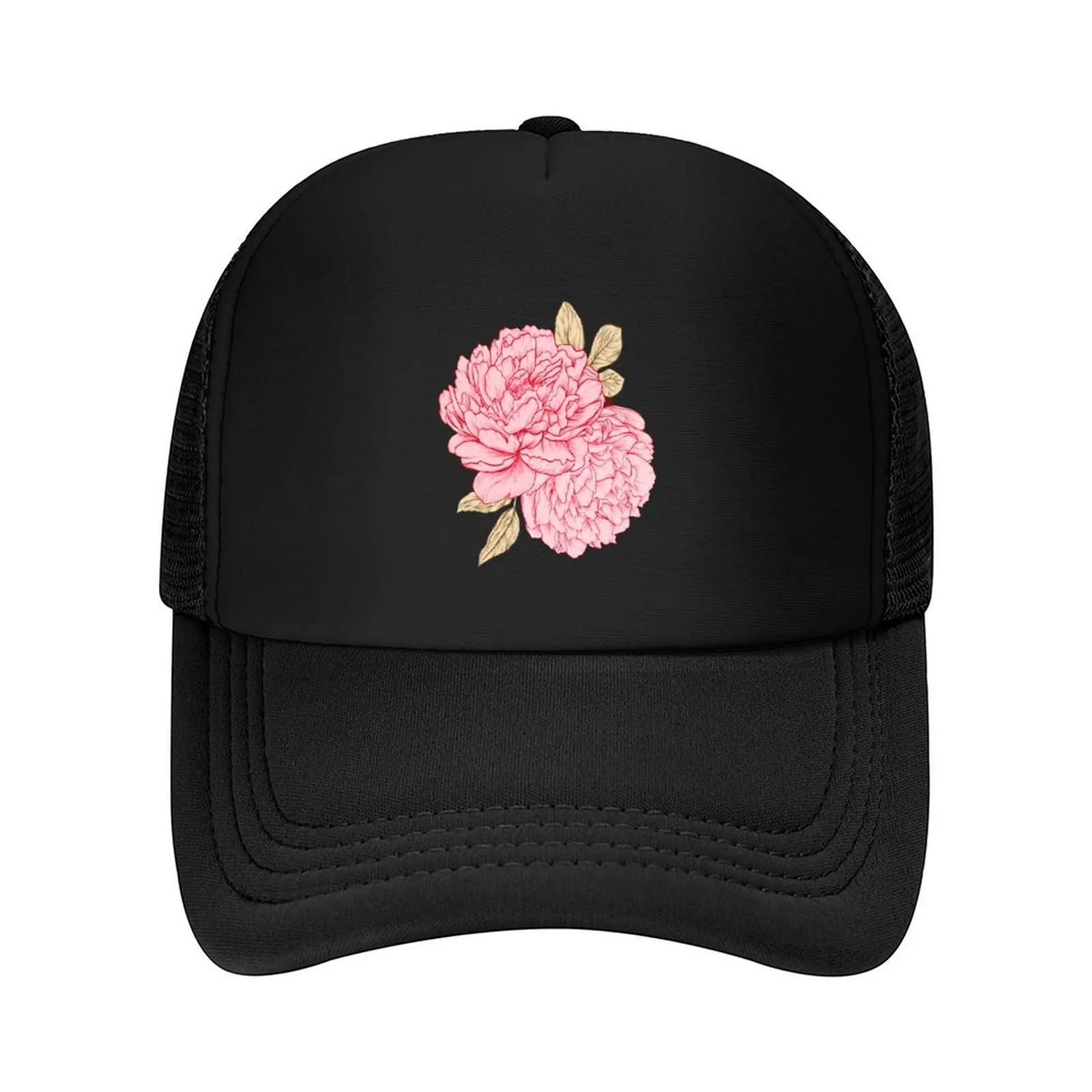

Pink Peonies Baseball Cap tactical cap Hat men Military Cap Man Horse Hat Women's Hats For The Sun Men's