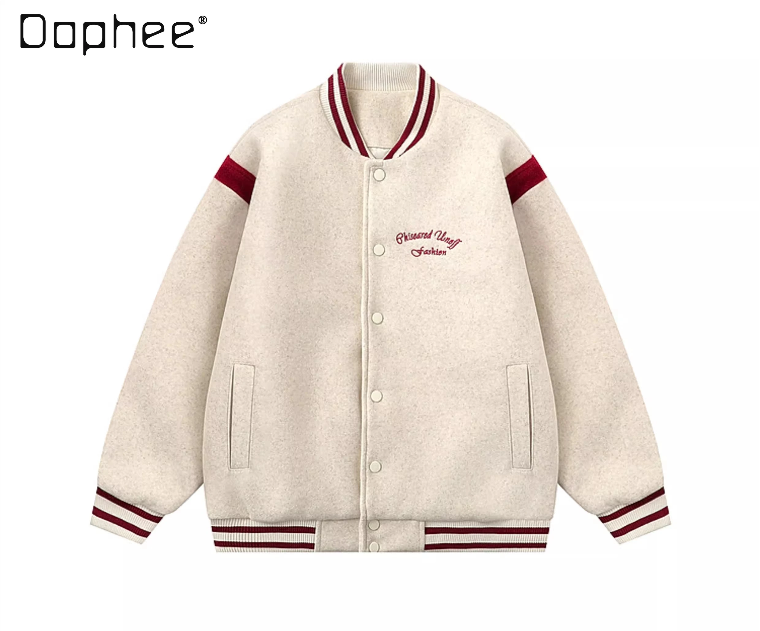 

Весна и осень, новый американский стиль, мужская темно-синяя бейсбольная куртка с вышивкой букв, пара стилей, абрикосовая свободная повседневная куртка