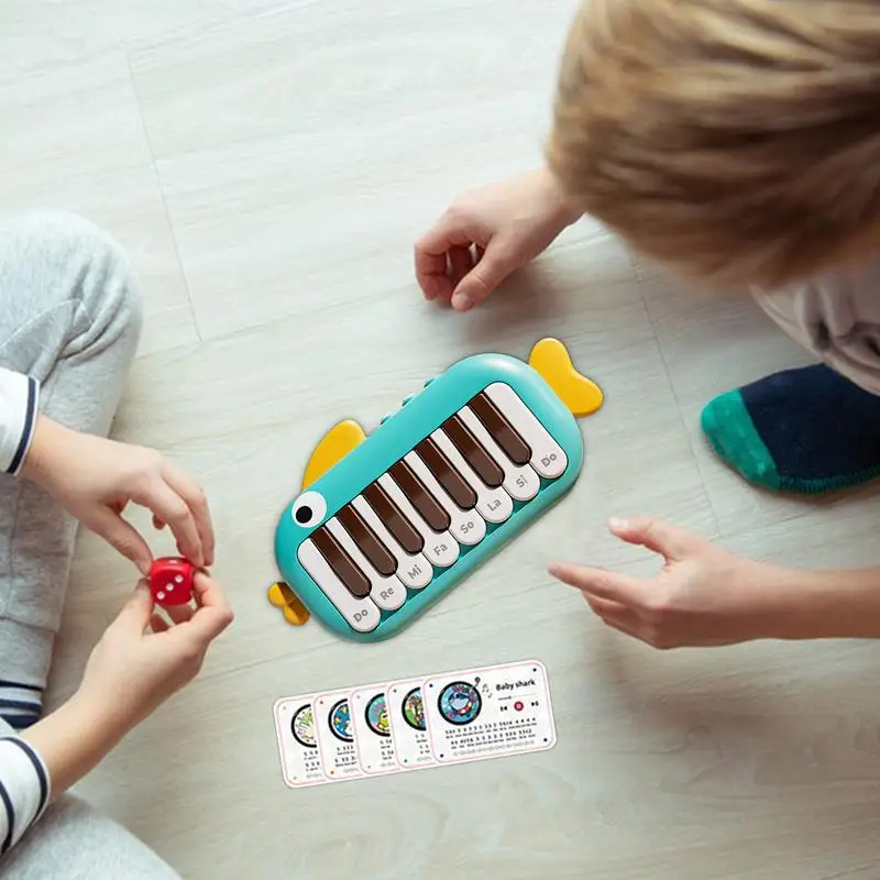 Pocket Piano Portable Music Instrument For Trip Keyboard Piano For Kids Beginners Electronic Pocket Piano Small Music Toys For