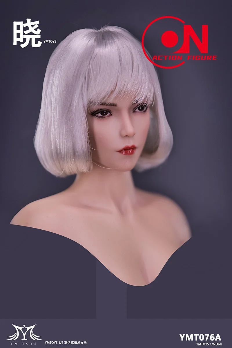YMTOYS YMT076 1/6 مقياس فتاة باردة شياو رئيس نحت نحت نموذج صالح 12 ''TBL JO أنثى الجندي عمل الشكل الجسم #6