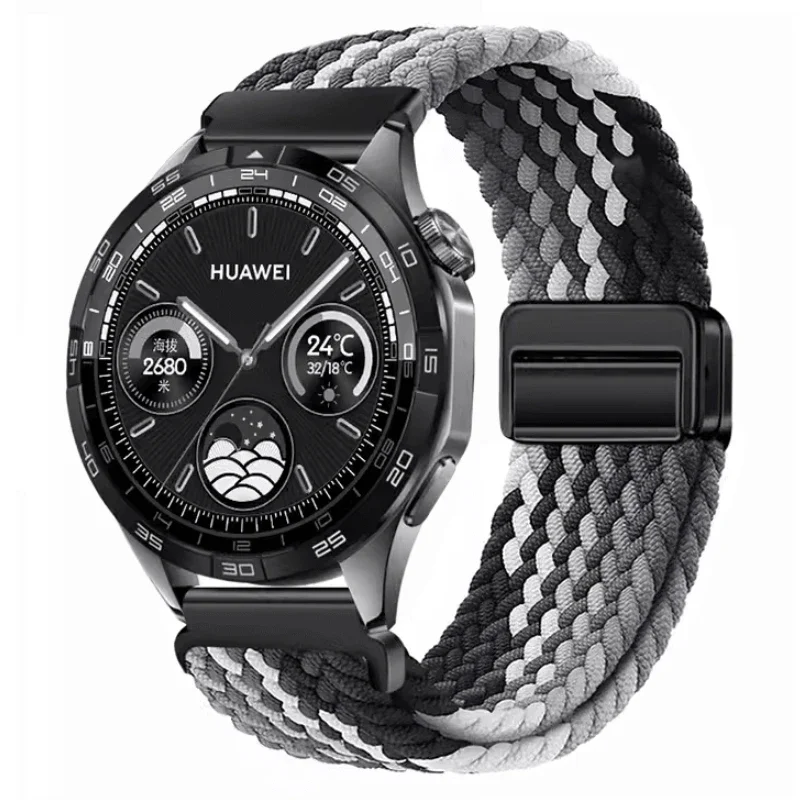 20mm 22mm nylon strap For Huawei watch 4/GT4/2/3 Pro Amazfit GTR Magnetic breathable watchbands For Samsung Galaxy watch 6 5 4 3