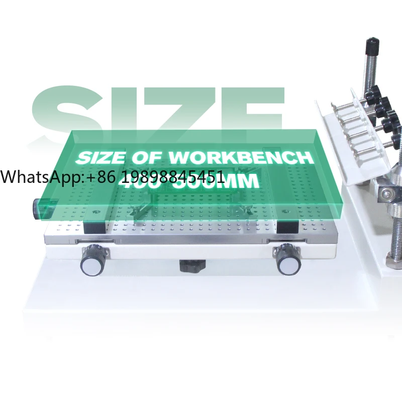 

Оптовая продажа SMT печатная машина 4050H Настольная ручная печатная машина для печатных плат SMT трафаретный принтер для паяльной пасты