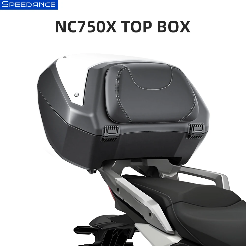 

Motorcycle Top Box for Honda NC750X, Quick Release Rear Trunk, Waterproof Travel Storage Helmet Case