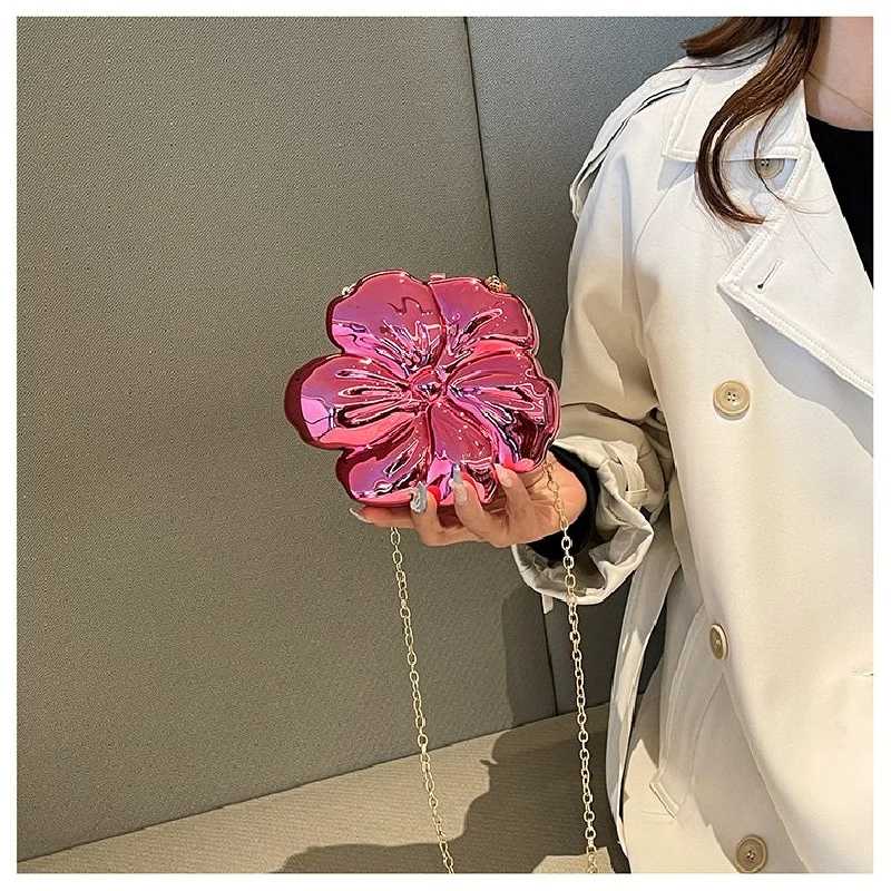 Women's Shoulder Bag Crafted From Aurora-Patterned Leather Featuring Breathable Budapest Trendy Lightweight Soft Daily Look​