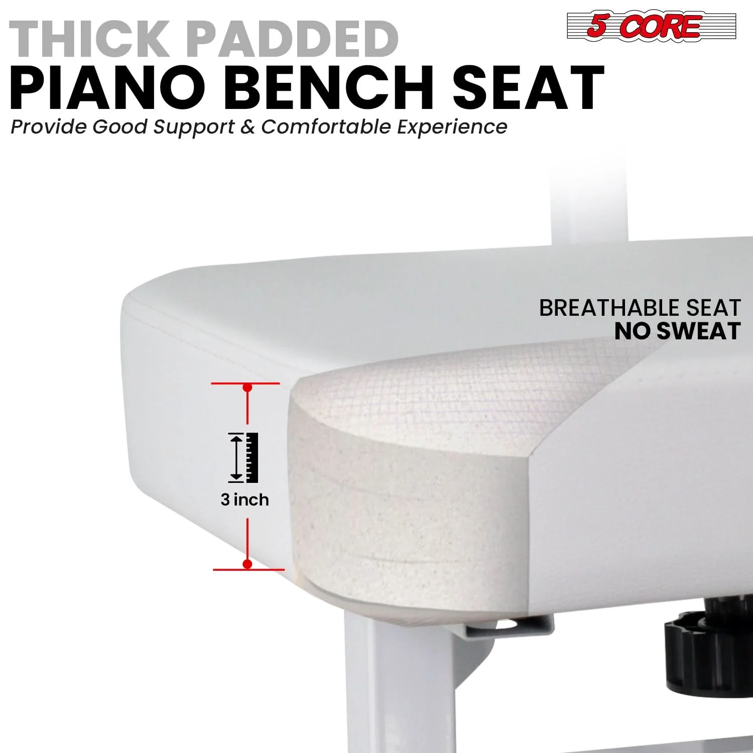 5 Core Piano Bench 3