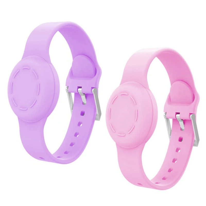 Bracelet étanche en silicone pour enfants, bracelet Air Tag, adapté pour Apple Watch Band (B)